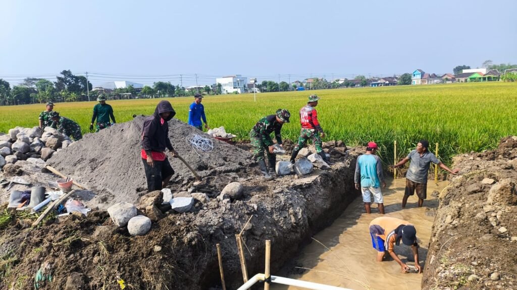 Warga Parangjoro Yakin Genangan Berkurang Usai Pembangunan Gorong-gorong TMMD