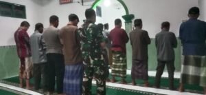 Sholat Subuh Bersama di Masjid Kecamatan Grogol Awali Kegiatan Satgas TMMD Sukoharjo