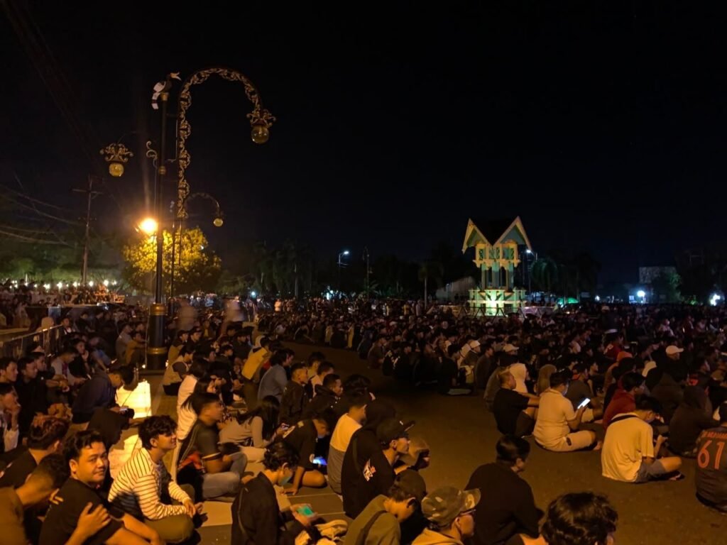 Nobar Argentina vs Spanyol, Kodim 1203/Ketapang dan Forkopimda Duduk Bersama Warga