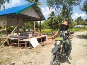 Pengawasan Material Pembangunan sebagai Objek Pemantauan TMMD di Tamban Bangun