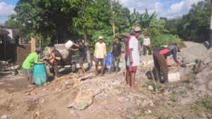 Wajah Kekeluargaan Mewarnai Lokasi TMMD Reguler ke-129 di Kecamatan Grogol
