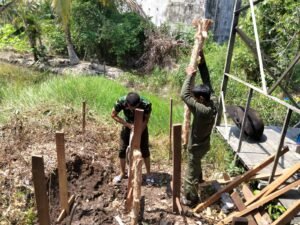 TMMD Ke-129 Kodim 1005/Barito Kuala Selesaikan MCK di Tamban Bangun