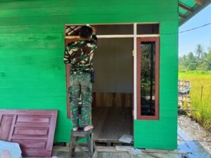 Pembangunan Rumah Kai Birhasani Memasuki Tahap Final Pengecatan