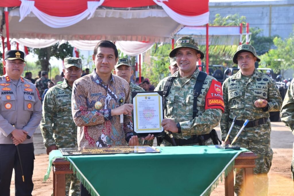 Naskah Penutup TMMD Ke-129 Diserahkan, TMMD Sukoharjo Resmi Selesai