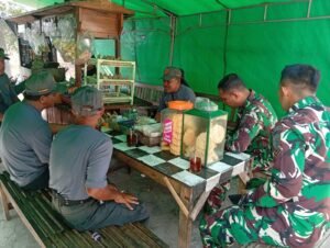 Teh di Warung Parangjoro: Potret Kekompakan Saat TMMD Reguler ke-129