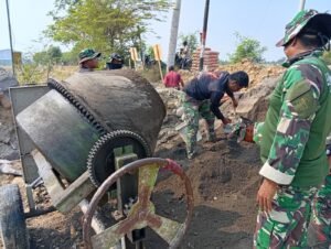 Parangjoro Kebut Penyelesaian Pekerjaan Fisik TMMD, Evaluasi Harian Terus Dilakukan
