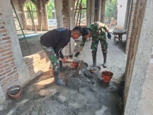 Plesteran Dinding Jadi Tanda, Masjid Al Mubaroq Menuju Tahap Akhir Pembangunan