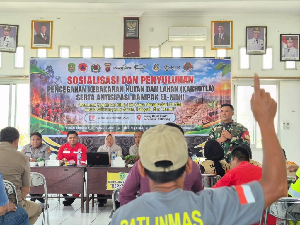 Cegah Karhutla: Babinsa dan Stakeholder Gelar Penyuluhan di Kaliorang